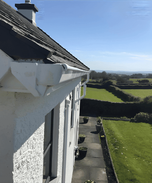 Gutters cleaned and cleared out