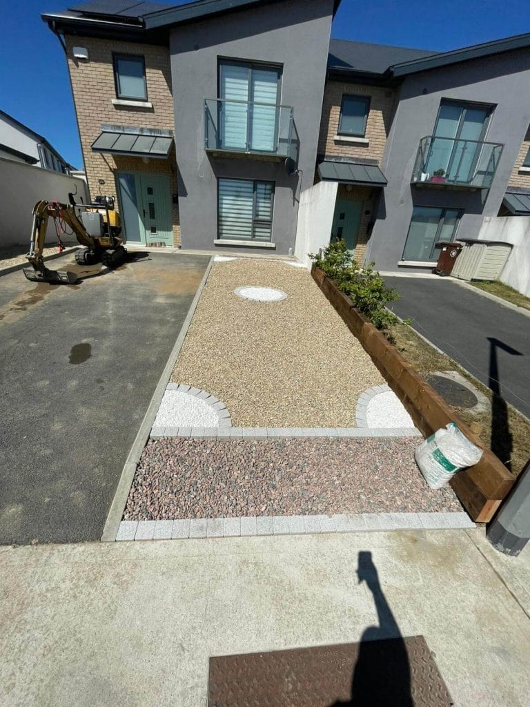 new driveway installed